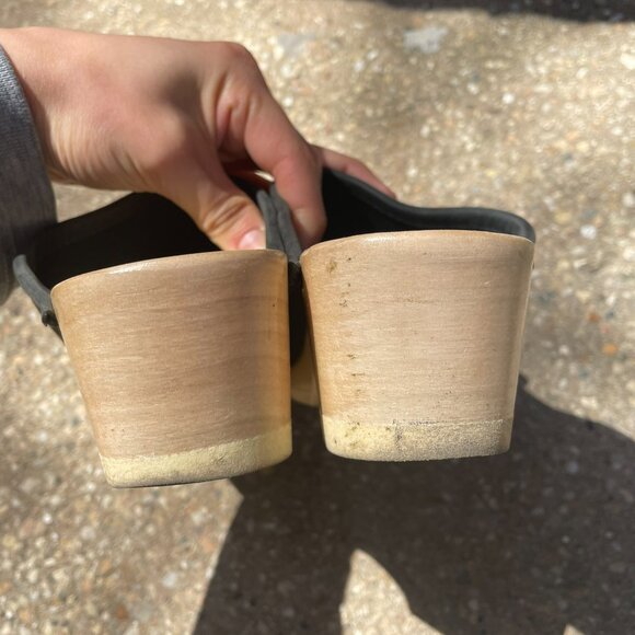 No 6 Clogs, Black suede, size 40 - Picture 4 of 9